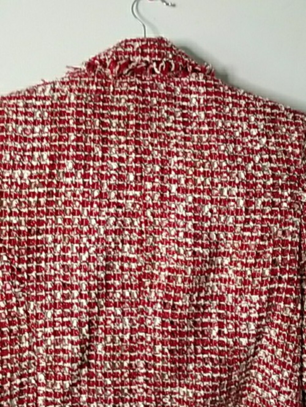 George Multi Color Zipper Tweed Blazer Jacket - Picture 11 of 13